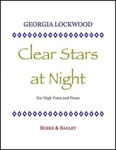 Clear Stars at Night Vocal Solo & Collections sheet music cover
